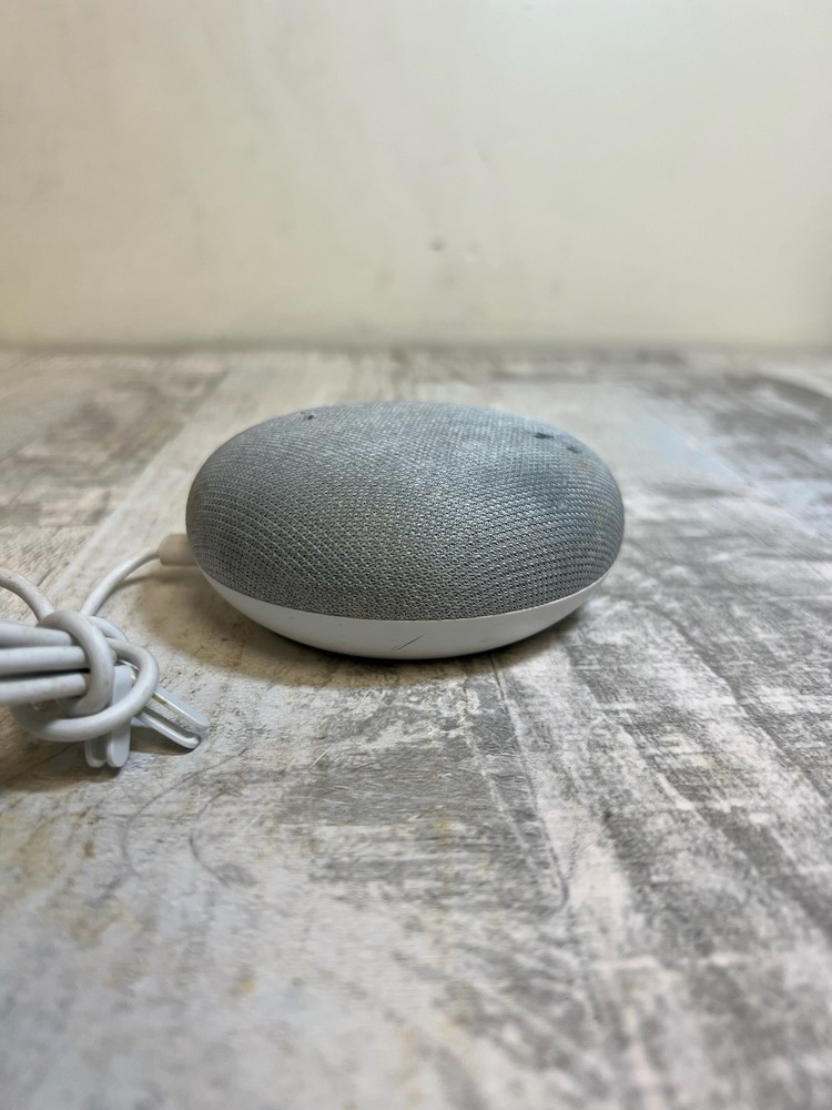 Google Home Mini Smart Speaker Assistant - Grey (Model H0A) - Tested