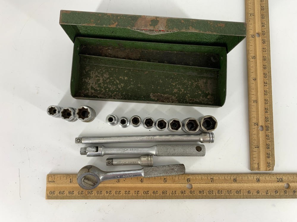 S-K Tools Ratchet Set in Box (INCOMPLETE READ CONDITION, Revised)
