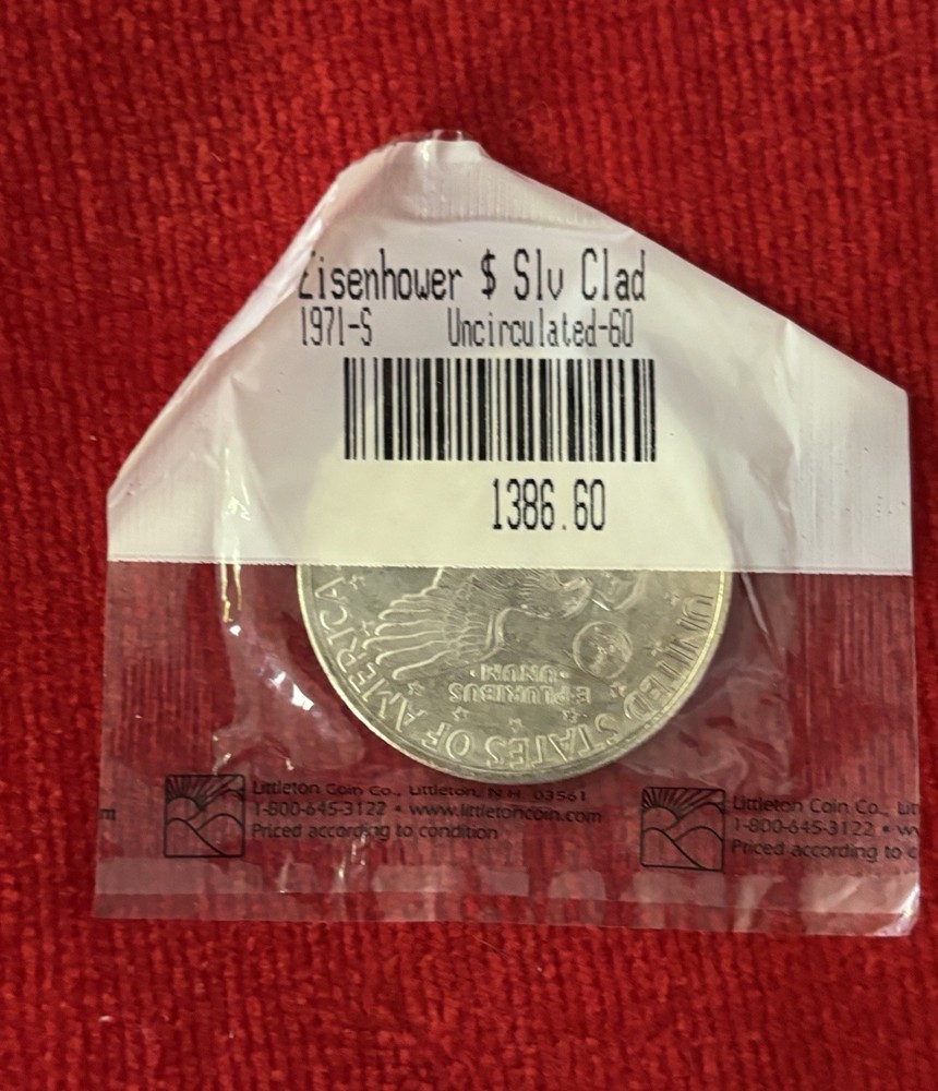 1971-S Eisenhower Silver Clad Uncirculated - 60