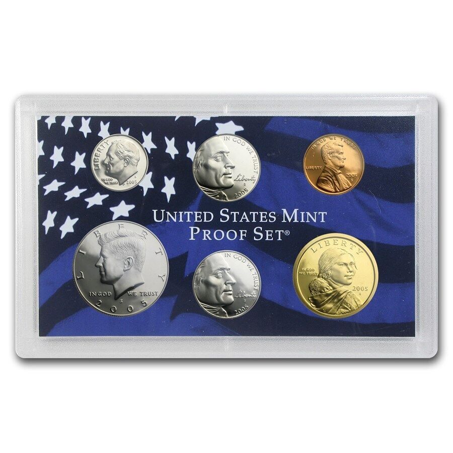2005 - S US Mint Proof Set 11 Piece Clad San Francisco Box + COA Uncirculated