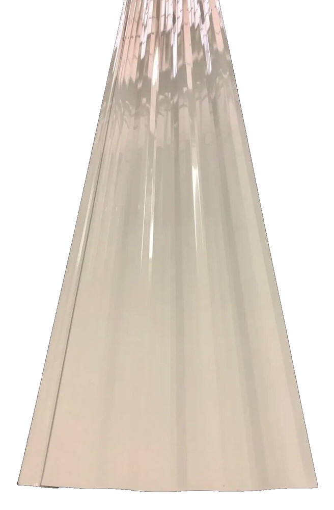 RV/Camper/Teardop Aluminum Tin Mesa Siding Repair Polar White metal  10''x72''