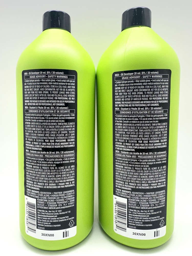 Loreal Inoa Rich Developer 20 Volume 32 oz PACK OF 2