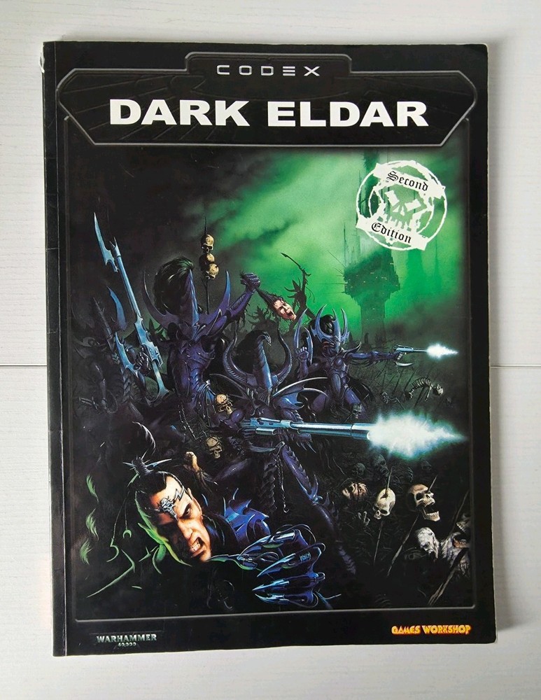 Dark Eldar 2nd Edition Softcover Codex Warhammer 40K Rulebook Games Workshop