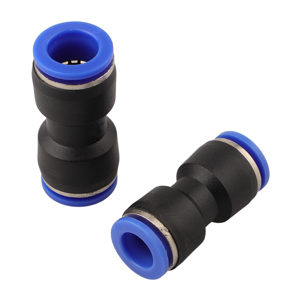 50pcs Straight Push Connectors Compatible with Multiple Pneumatic Systems