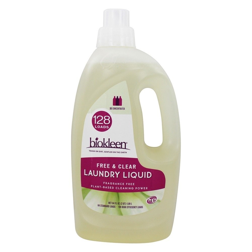 , Laundry Liquid, Free & Clear, 64 oz