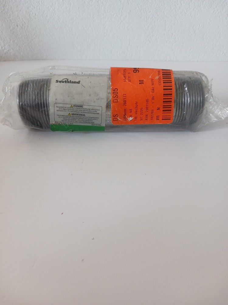 Southland 1x6 Galvanized Nippled Pipe