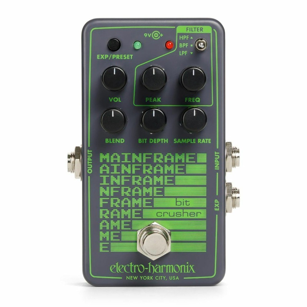 Electro-Harmonix Mainframe Bit Crusher Effects Pedal