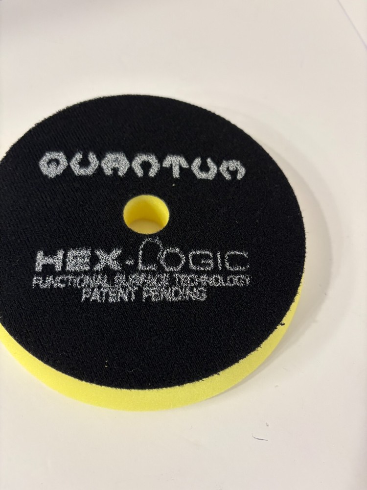 HEX LOGIC HEAVY CUTTING PAD YELLOW 6 INCH