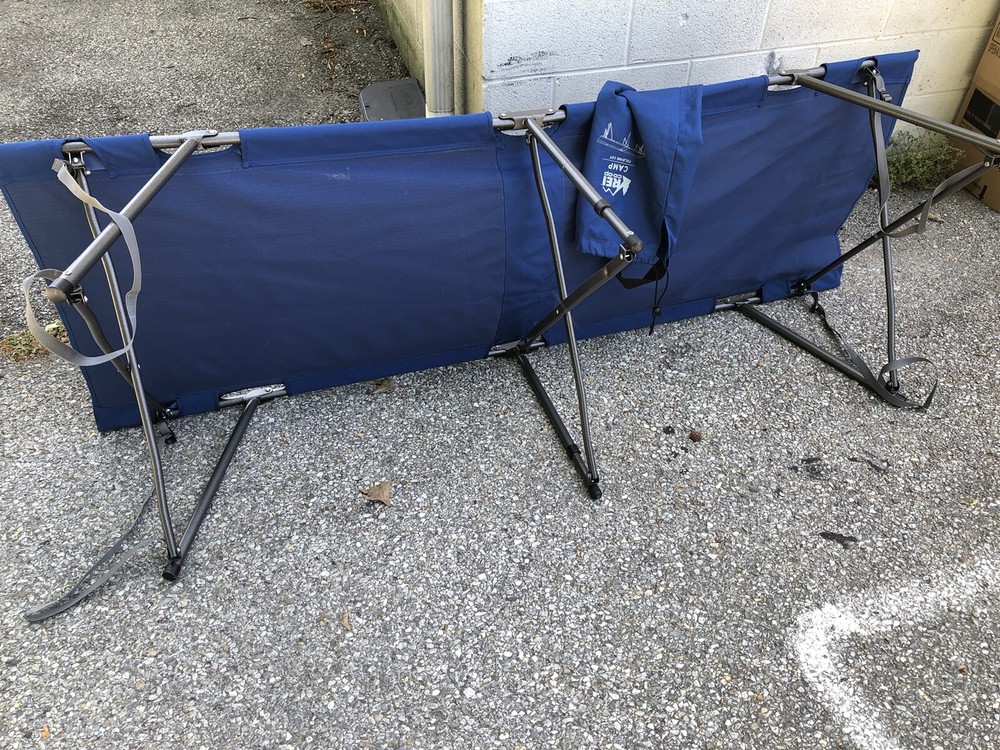 REI Co-Op Blue Folding Cot