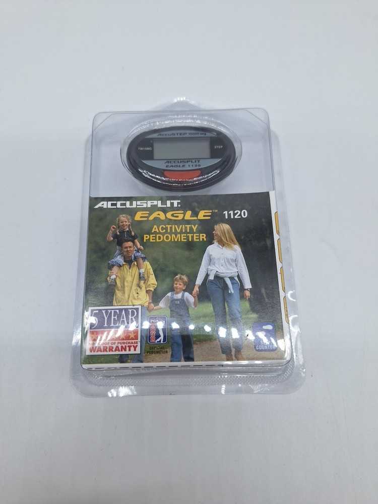 Accusplit Eagle 1120 Activity Pedometer Step Counter New In Box.