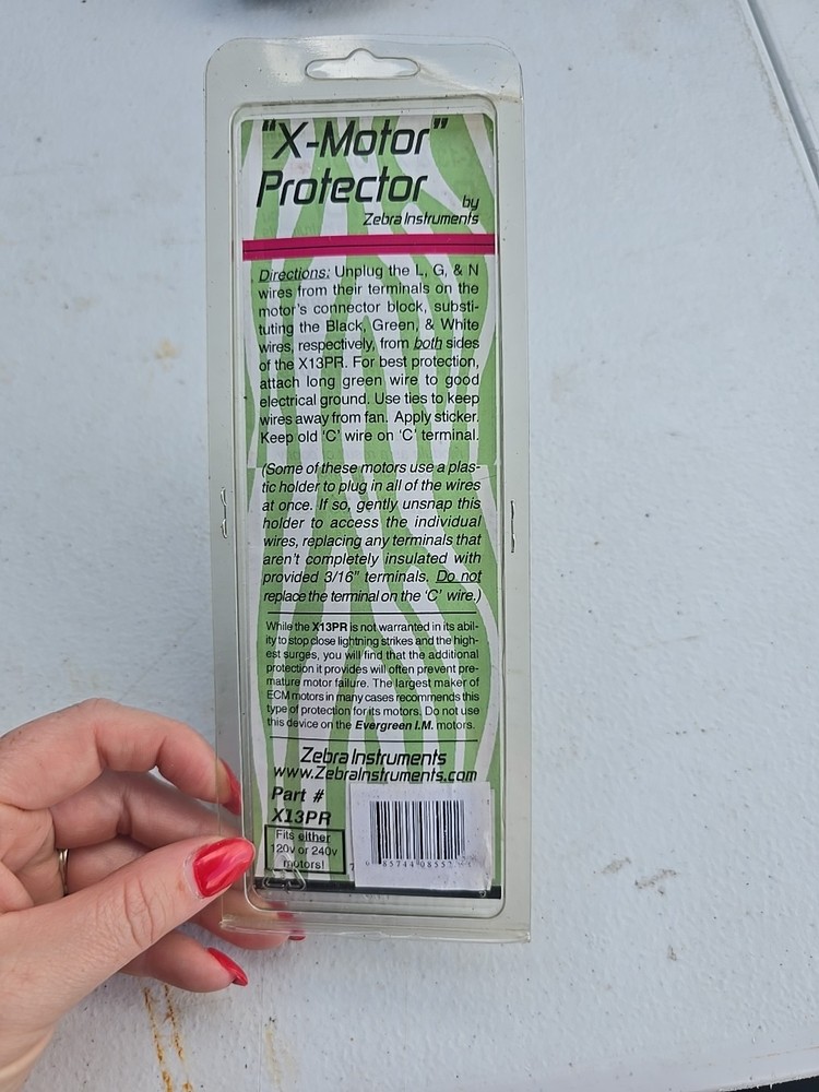 New Zebra Instruments X-13 X-Motor ECM Protector X13PR
