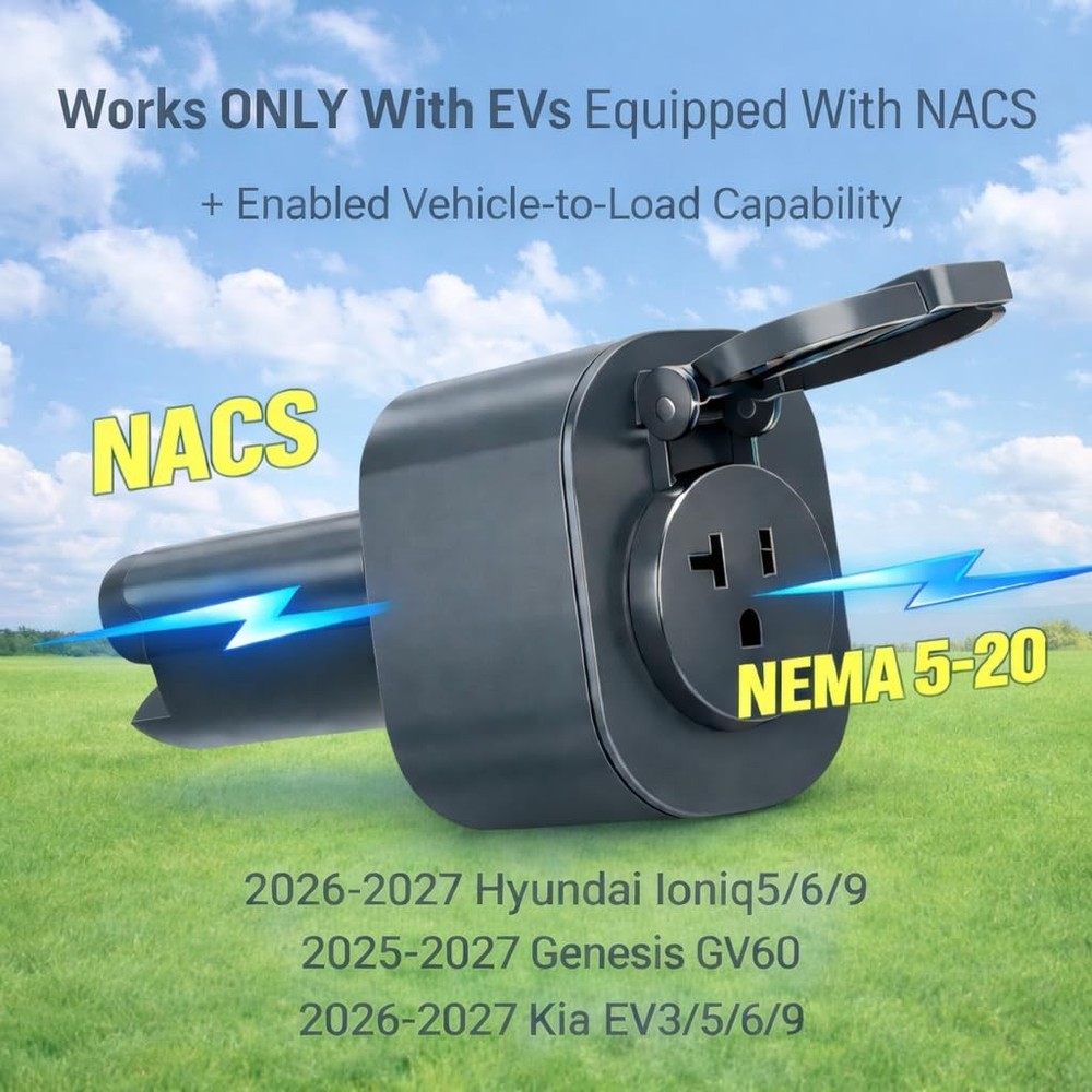 New NACS V2L Charging Adapter