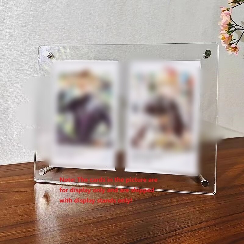 2 Grid Acrylic Card Display Stand – 35-75pt, Desktop Collection Display