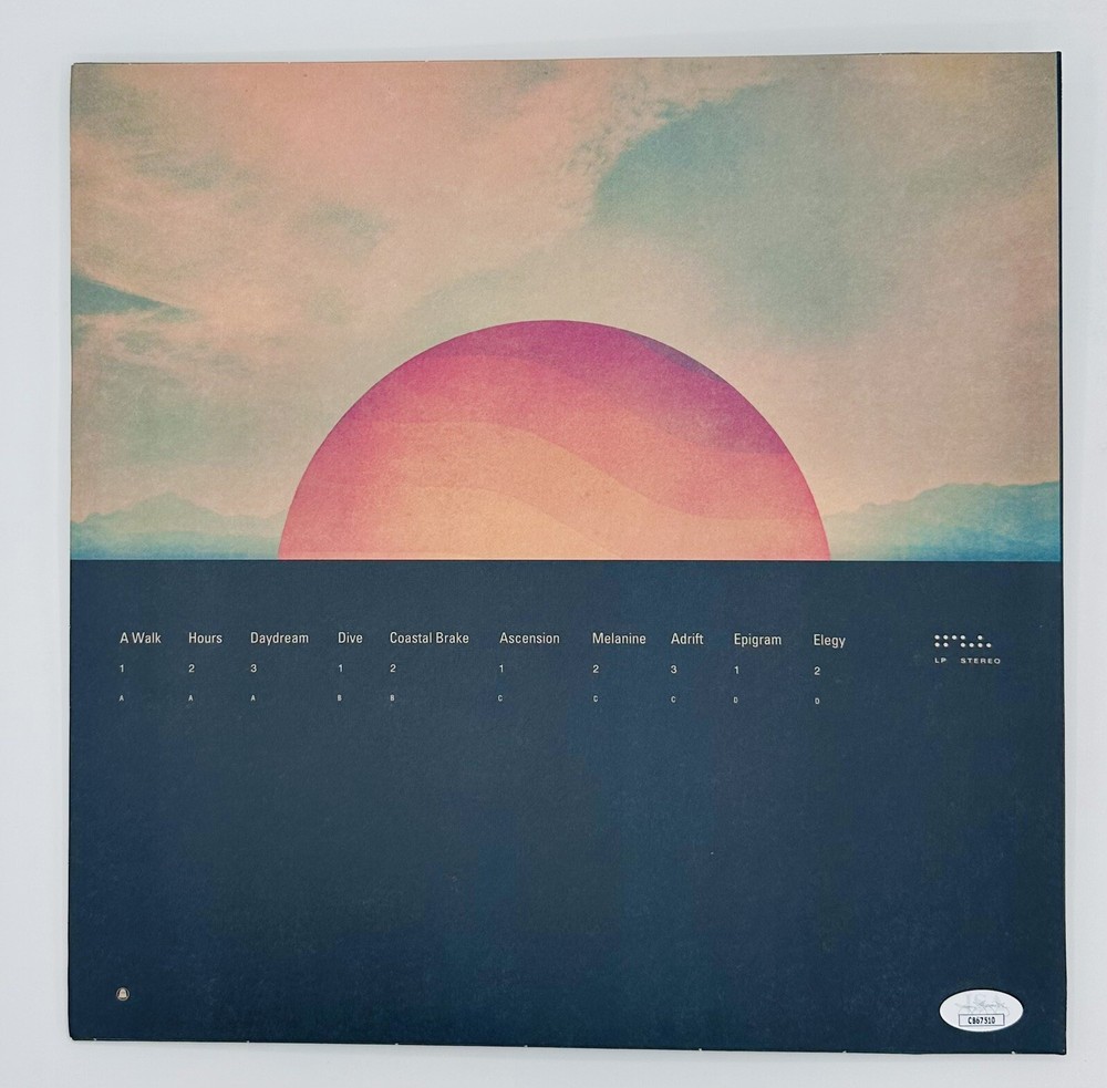 Tycho Signed Dive Colored Vinyl LP Record JSA COA