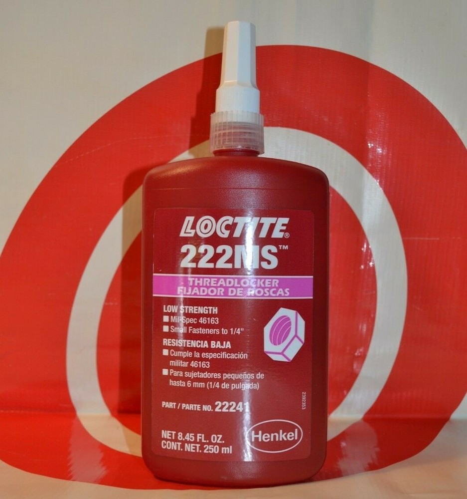 Loctite 222MS 250mL Low Strength Thread Locker 22241