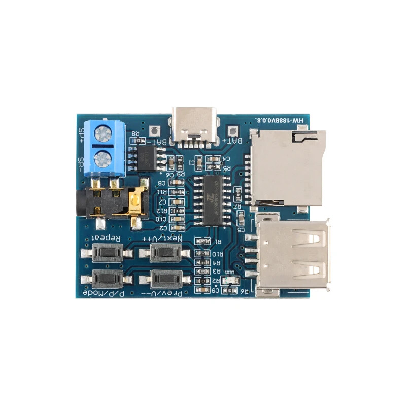 TF Card U Disk MP3 Decoder Board Module Audio Amplifier Player