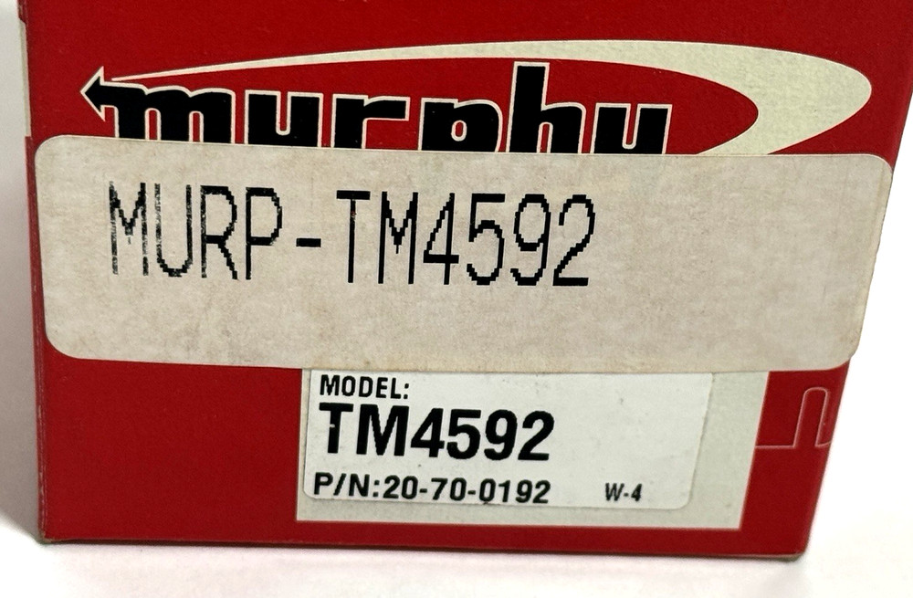 Murphy TM4592 12V Solid-State Electronic Hourmeter, 20-70-0192