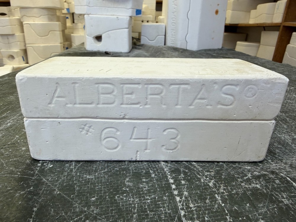 VINTAGE ALBERTA CERAMIC MOLD #643 BOAT TRAIN