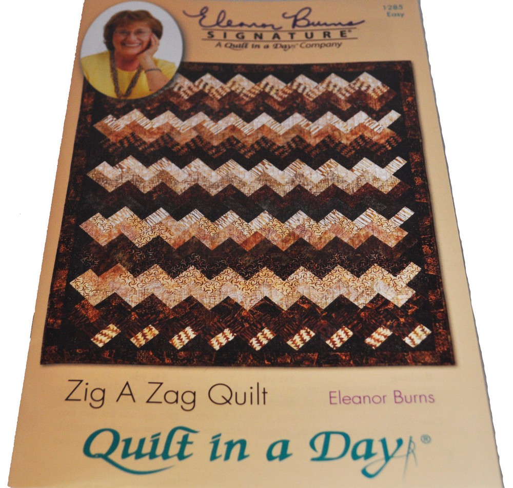 Zig A Zag Quilt in a Day Pattern