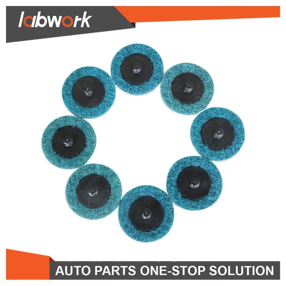 Labwork Fine Surface Conditioning Discs Roll Lock Grinder Sanding Pads 50Pack 2"