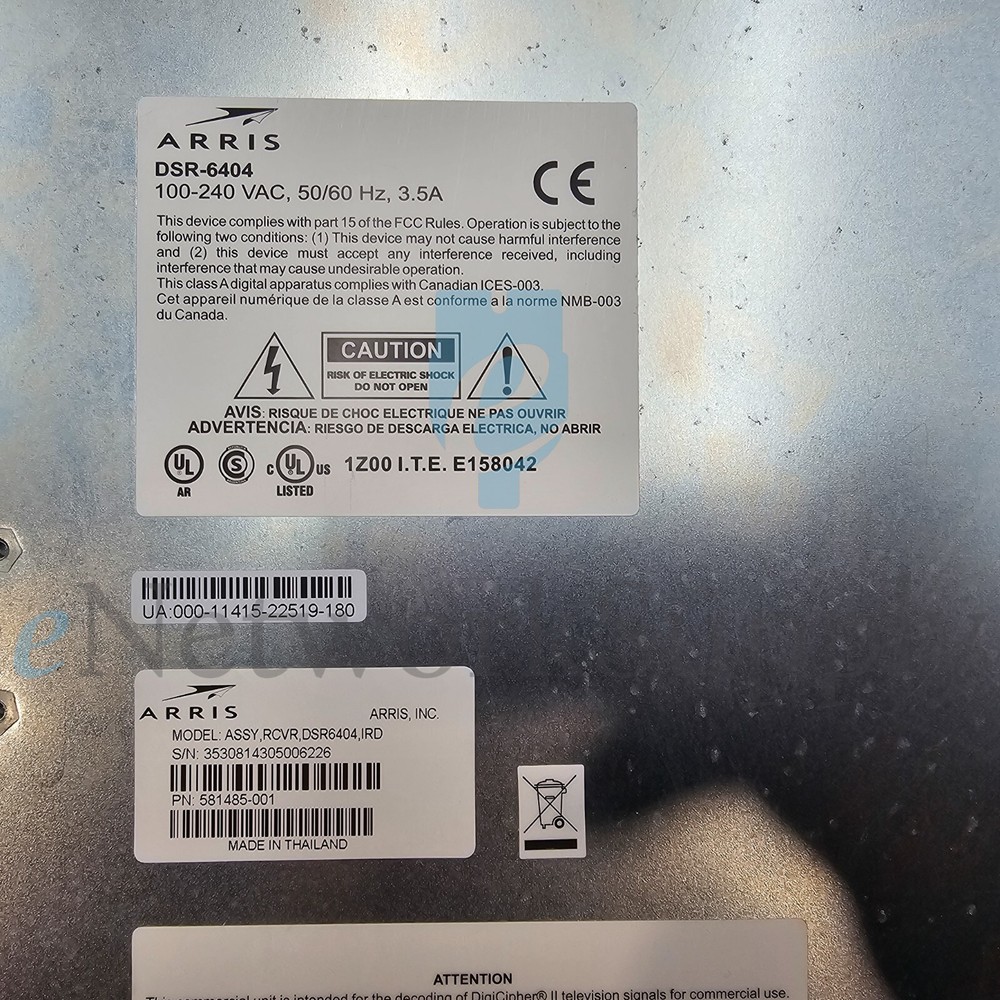 MOTOROLA DSR-6404 Multichannel Receiver