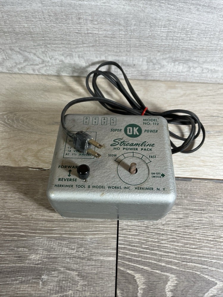 Herkimer Tool Model Works 112 HO Train Power Pack Vintage