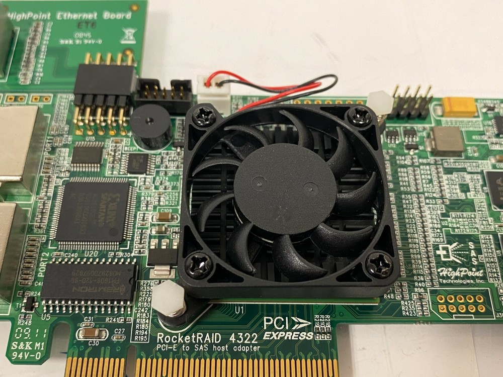 HIGHPOINT ROCKETRAID 4322 EXTERNAL 8-CH PCI-E x8 SAS RAID CONTROLLER