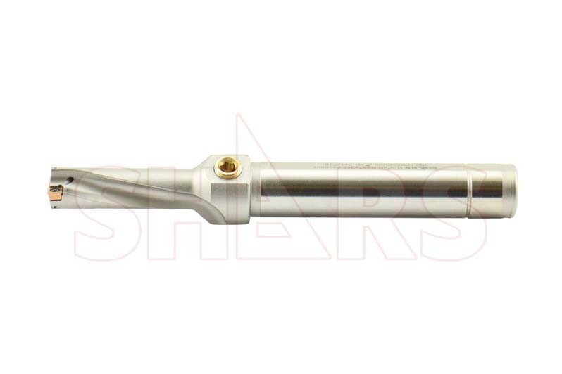 1PC 0.500" 3xD Coolant Through Indexable Drill + 2 SPMX Inserts !{