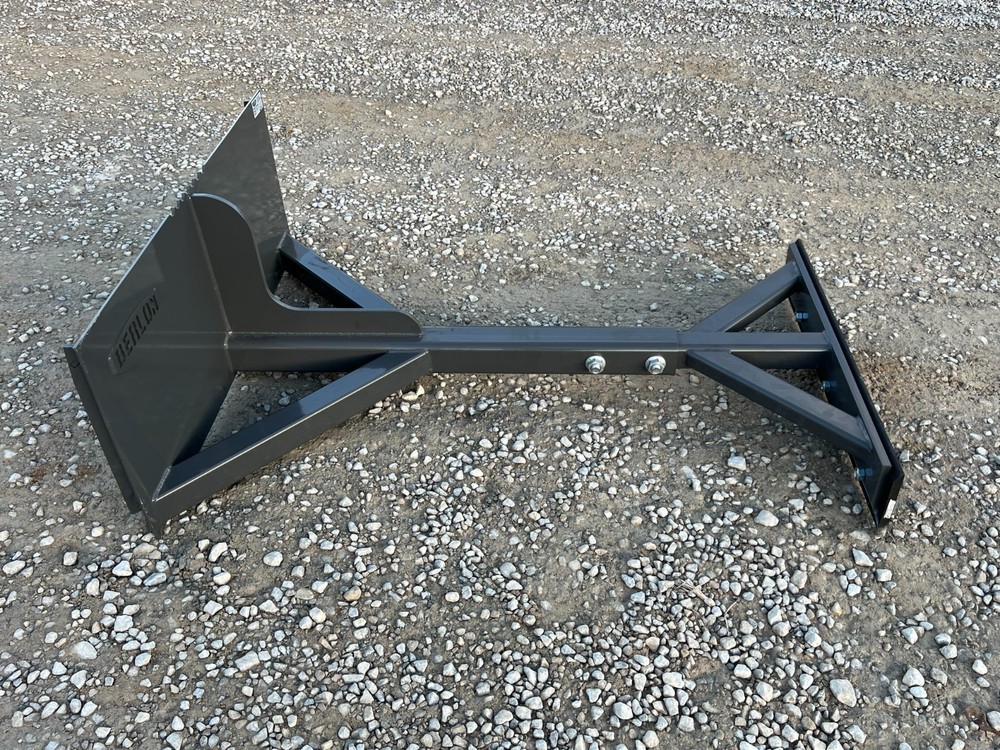 Berlon 96" Telescopic Material Pusher Scraper Attachment Fits Skid Steer QA