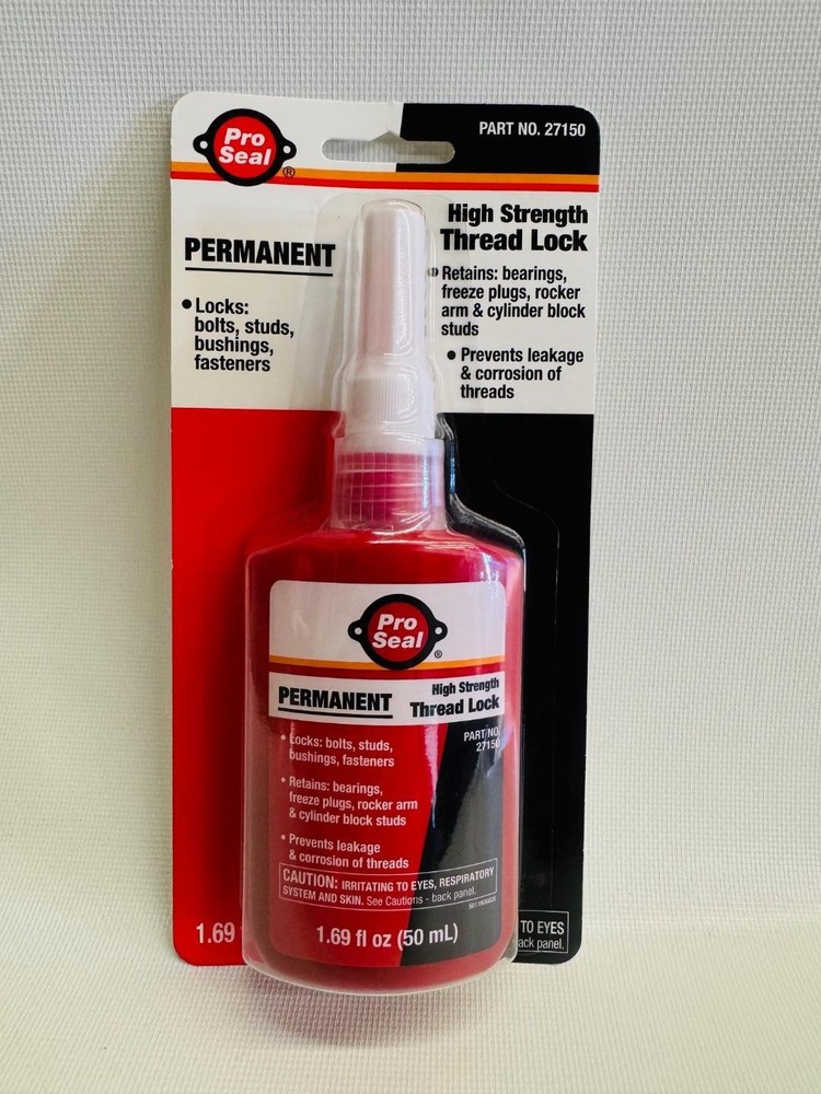 Pro Seal Permanent Thread Lock High Strength 50mL Red