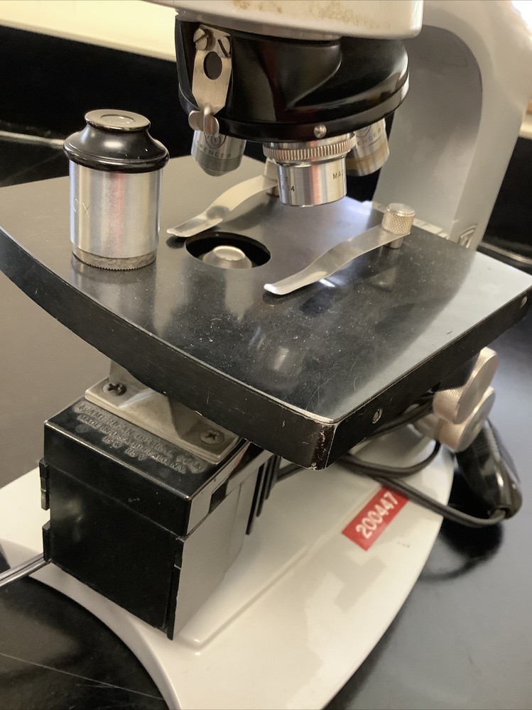 American Optical AO Spencer Microscope w/ 3 Objective Lens