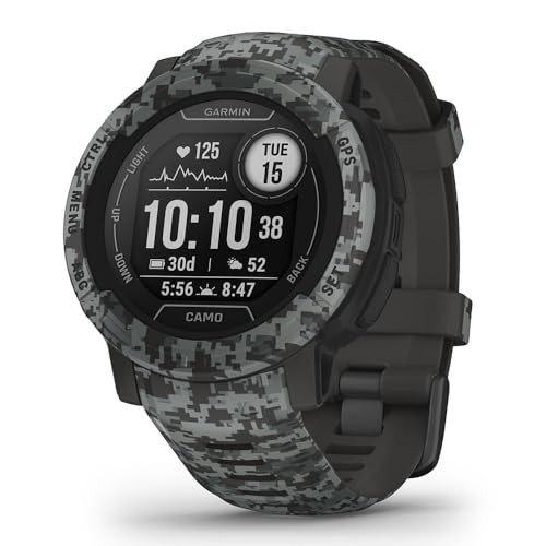 Garmin Instinct 2, Camo-Edition, W GPS, Built for All Elements,  Graphite camo