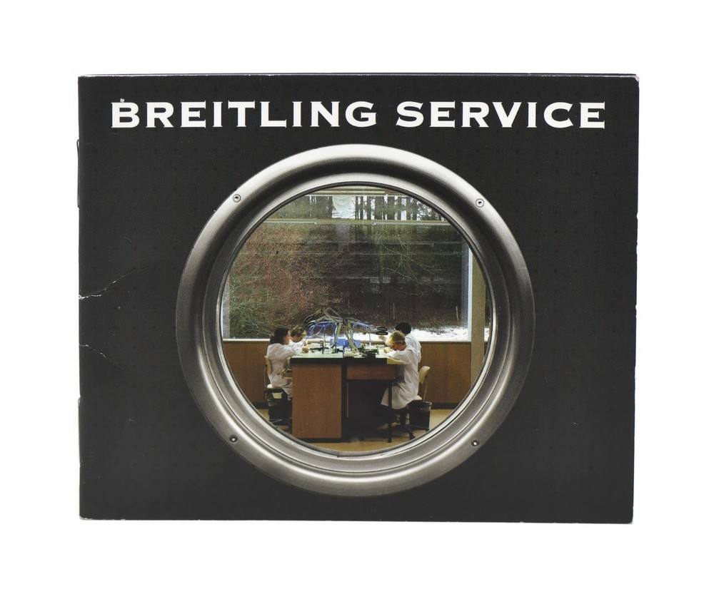 Breitling Service Booklet Manual
