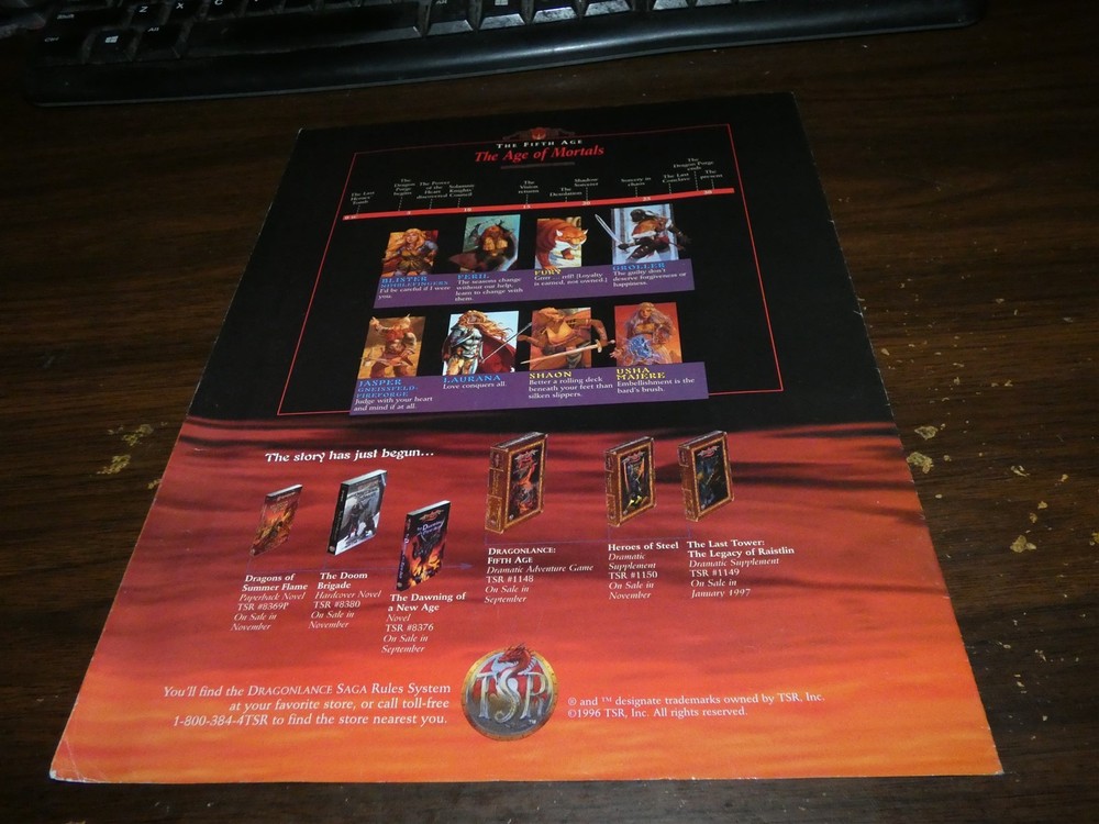 TSR AD&D: DragonLance Conspectus