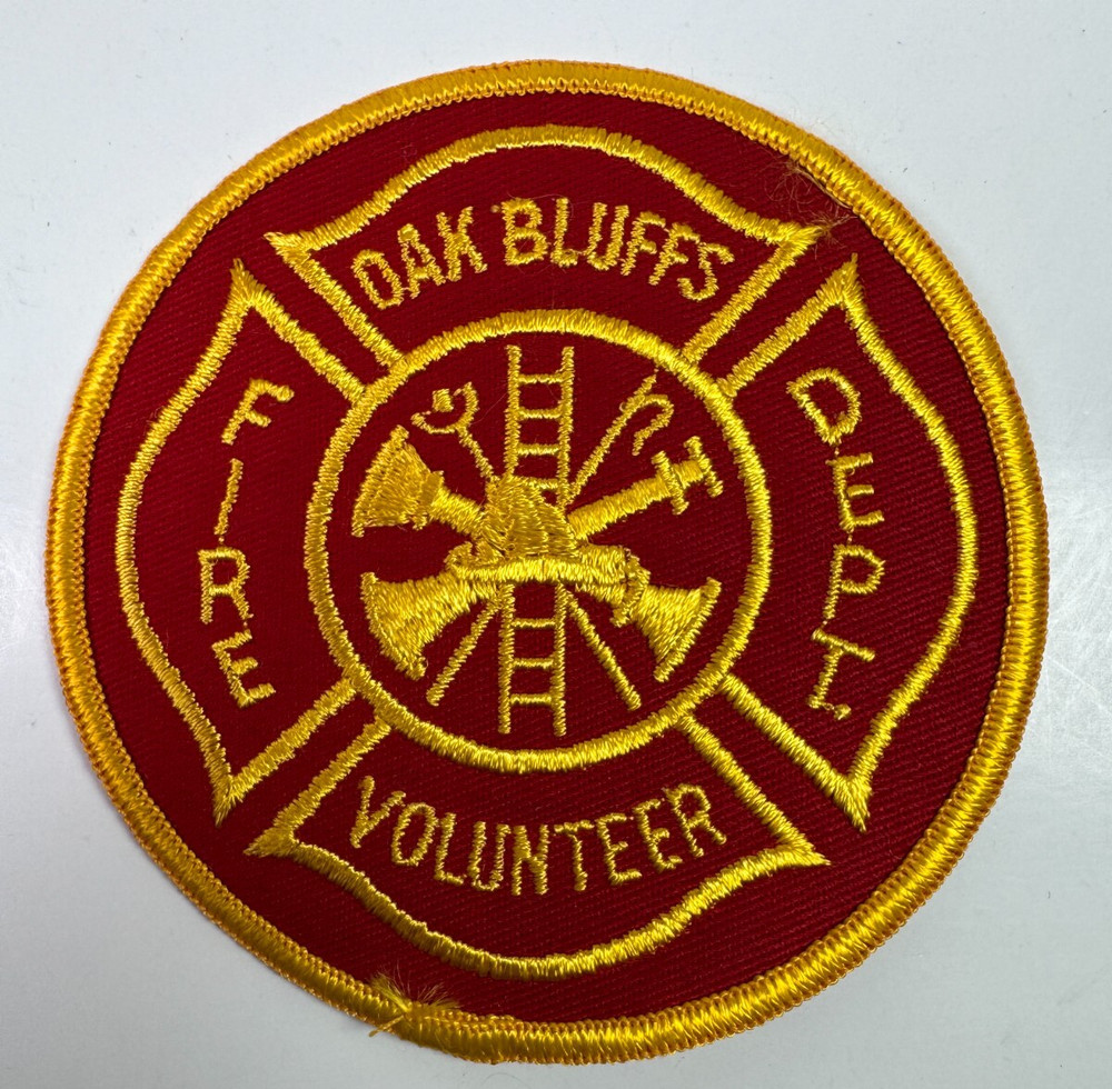 Oak Bluffs Fire Massachusetts MA Patch G8