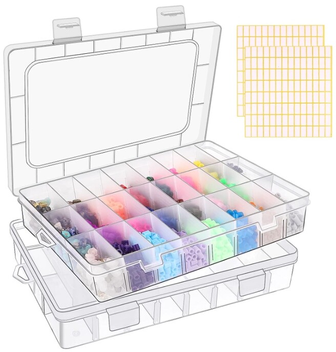 Organizer box storage container storage Box plastic small parts tool Box clear