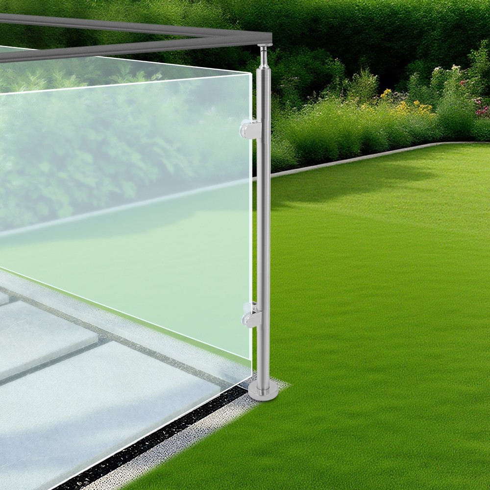 Corner Column Post, Stainless Steel Coner Post, Corner Post for Glass Railing