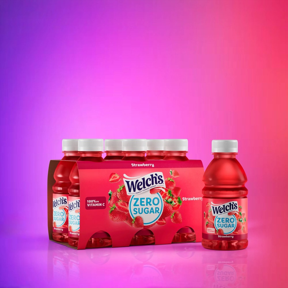 Welch’s Zero Sugar Strawberry Drink Bottle 10 fl oz