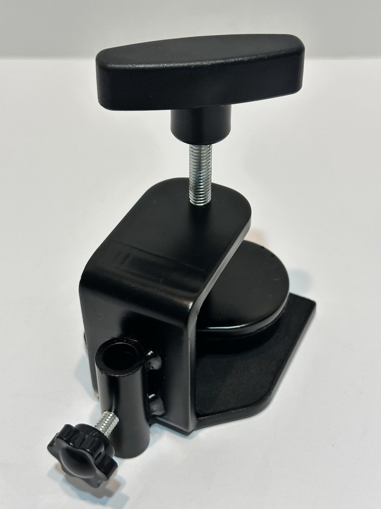 C Type Adjustable Metal Mounting Table Clamp W/ Plastic Handle. Base Universal