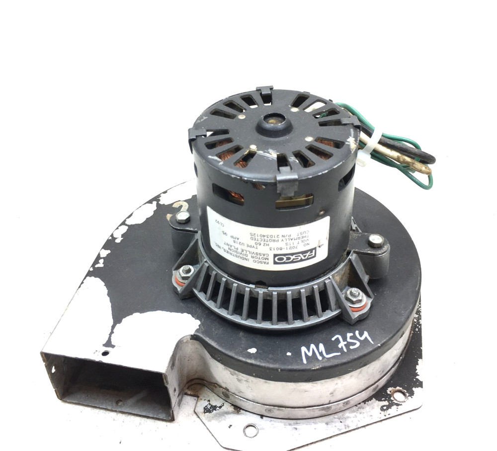 FASCO 7021-8013 Draft Inducer Blower Motor 21D340125 used #ML754