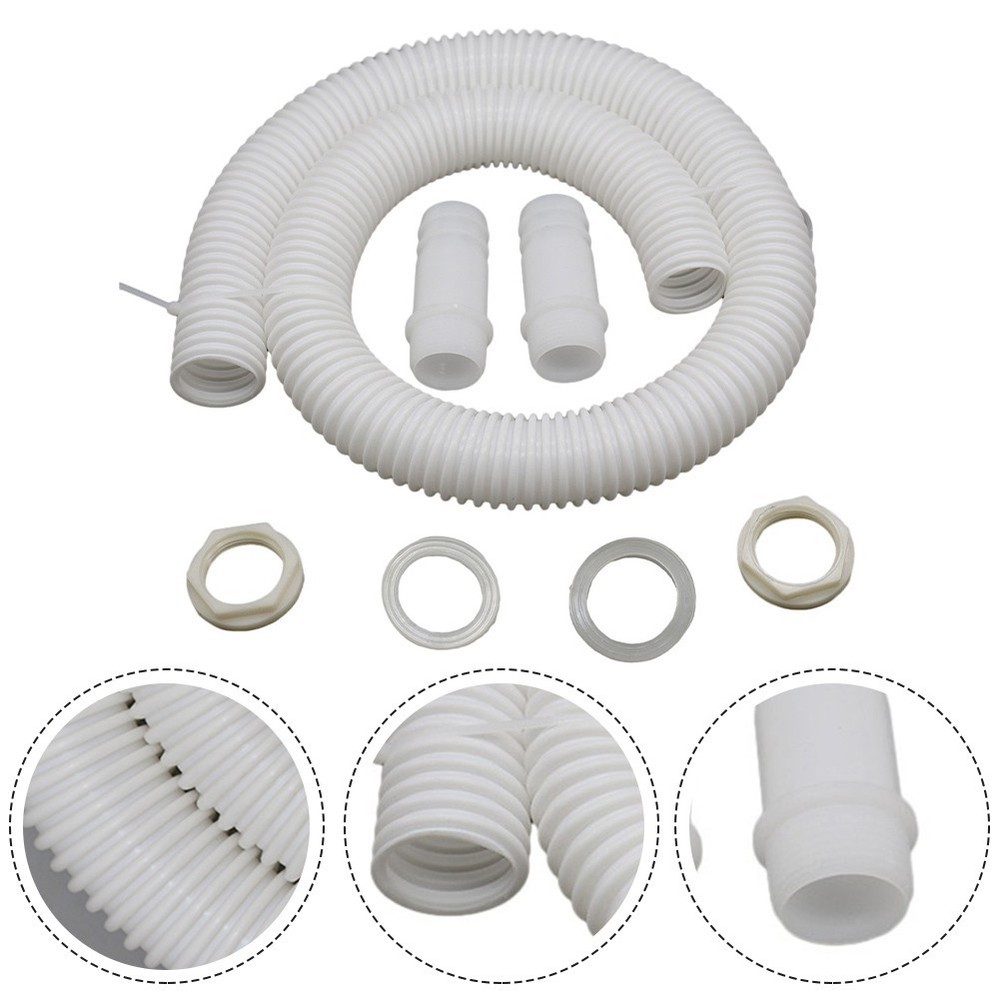 Complete 32mm Water Butt Connector Pipe Link Fittings Kit with Sealing Ring