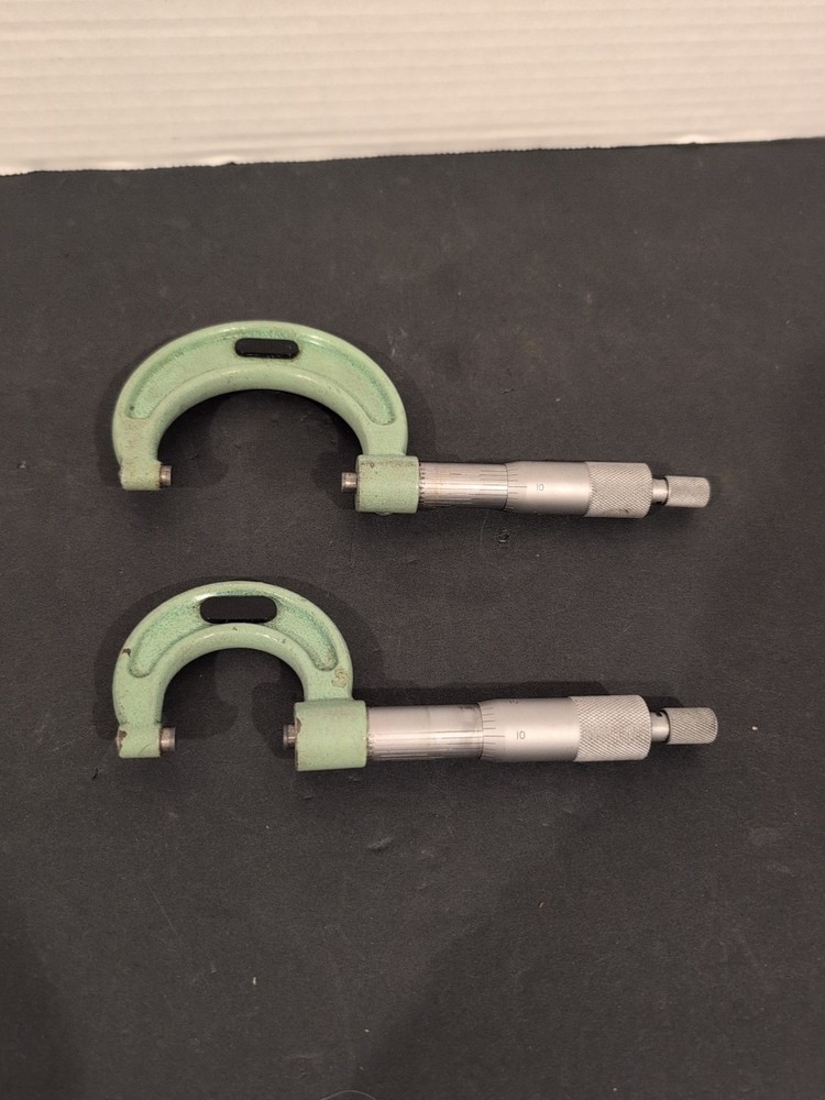 Lot of 2 Outside Micrometers