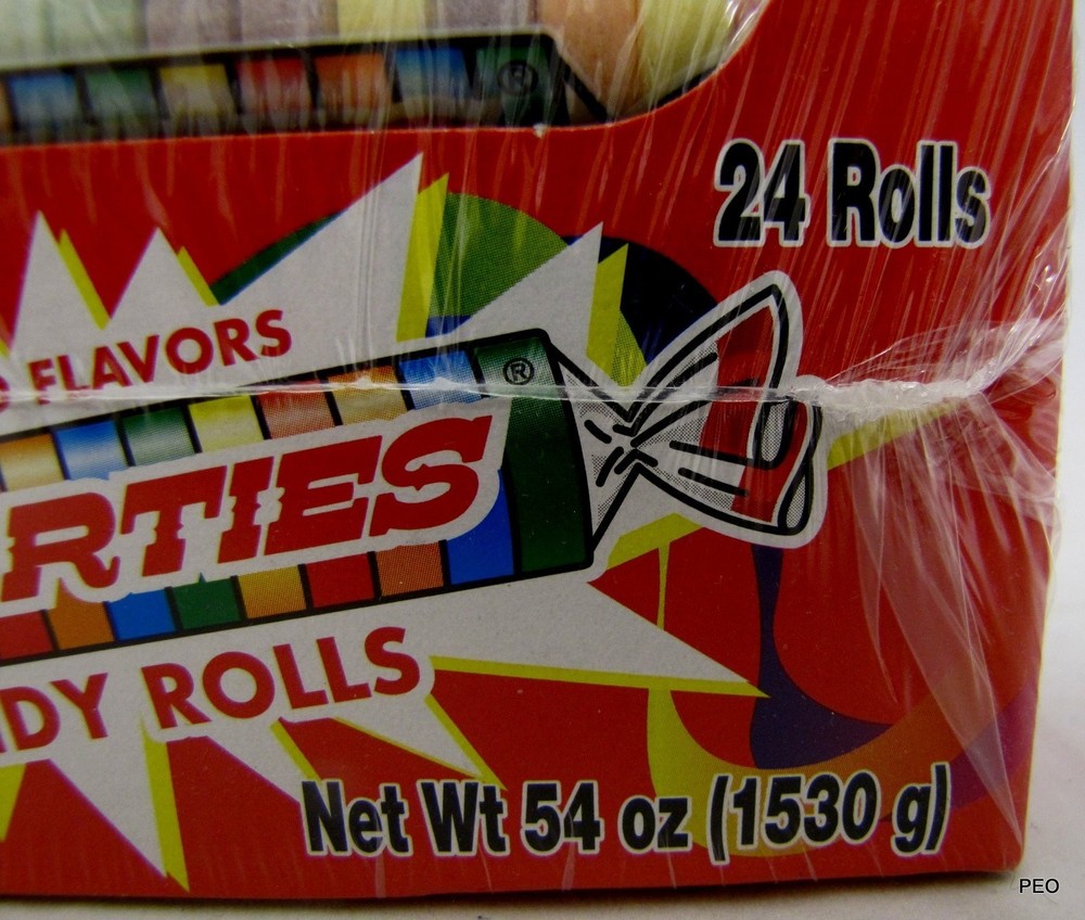 Mega Smarties 24 Count Box Rolls Candy Smarty Bulk Candies Over 3 LBS