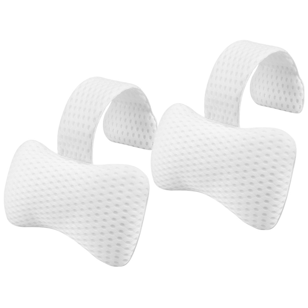 Hot Tub Pillow for Outdoor（2-Pack）, Universal Spa Headrest White