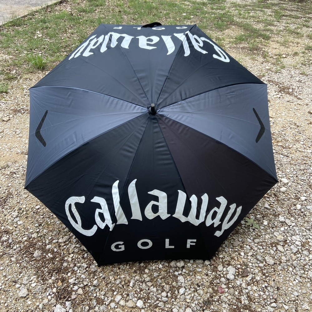 Callaway Golf Umbrella 48” Black & White Grey