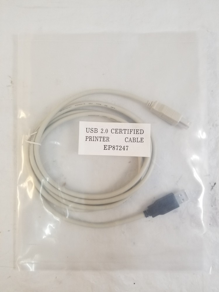 NIP USB 2.0 Certified PRINTER CABLE EP87247