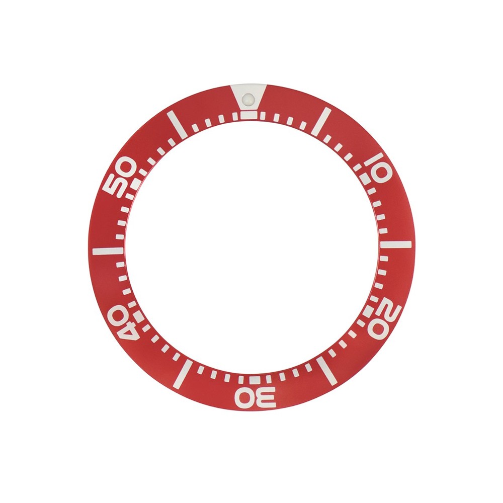 REPLACEMENT BEZEL INSERT RED FOR WATCH 41MM X 31.50MM