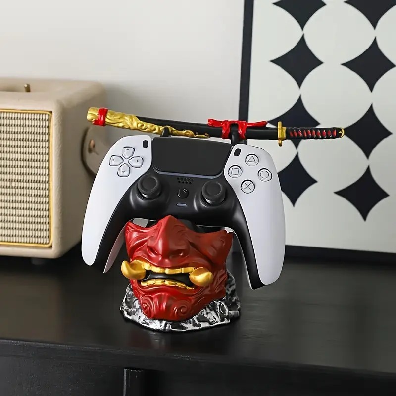 👺 Ghost of Tsushima Samurai Controller Stand 🎮 Fits PS5/PS4/Xbox/Switch 🎁