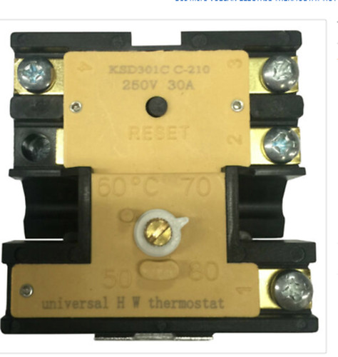 ELECTRIC HOT WATER THERMOSTAT 50-80C ST1203133 WIM2/70 KSD301C C206
