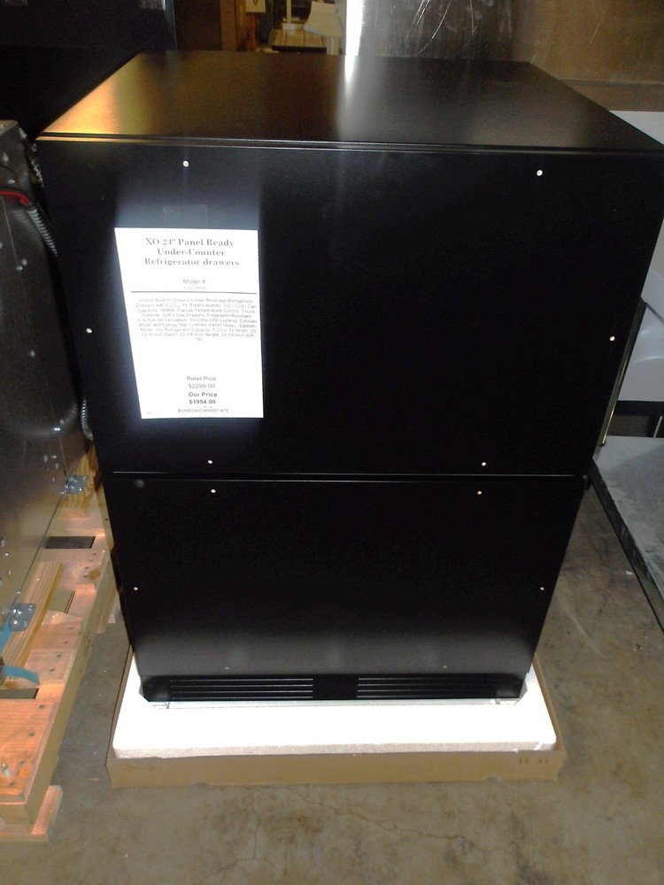 24" Panel Ready Under-Counter Refrigerator Drawers by XO
